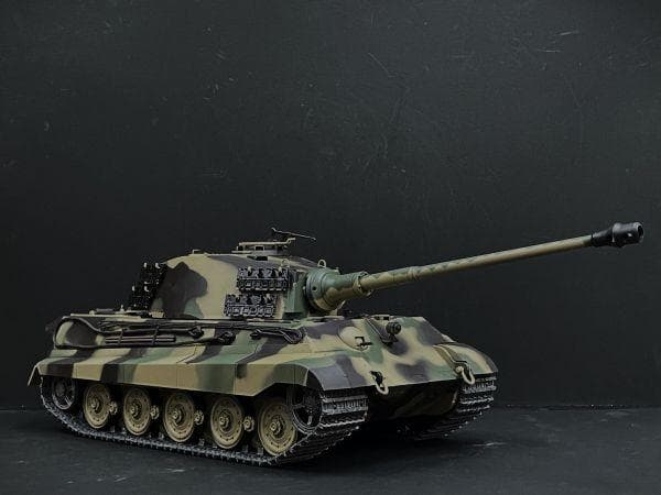 技術基準適合証明済【メタルキャタピラ仕様】 ヘンロン 1/16 キングタイガー