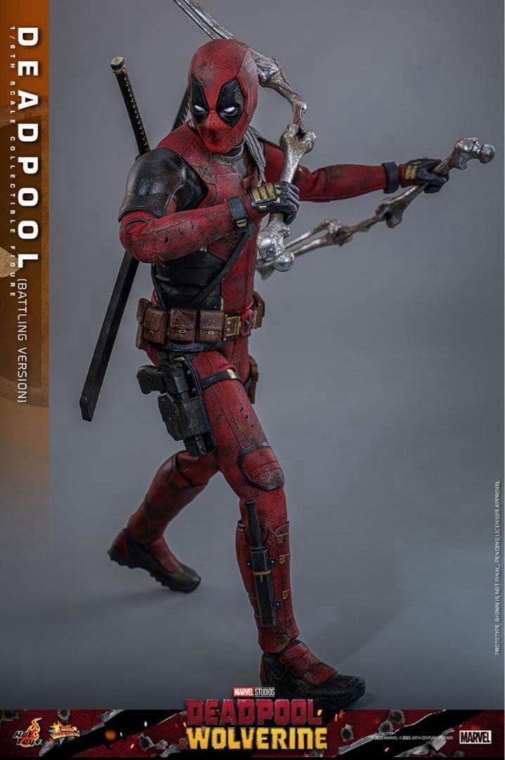 ホットトイズ 1/6 デッドプール ＆ ウルヴァリン バトル版 MMS782