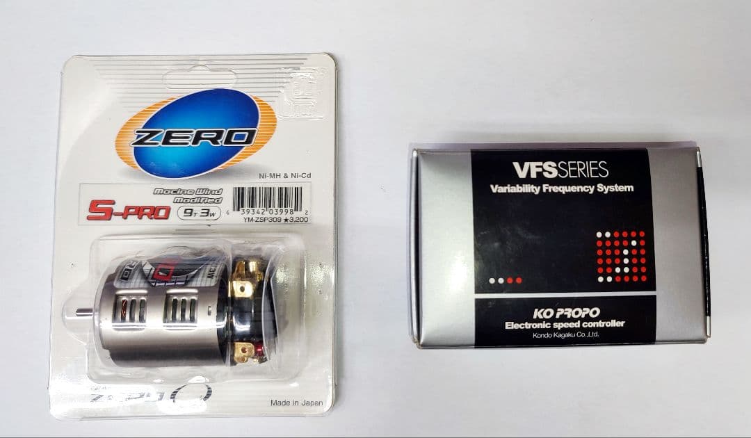 ZERO S-PRO モーター／ヨコモ + VFSシリーズ ESC/KOプロポ