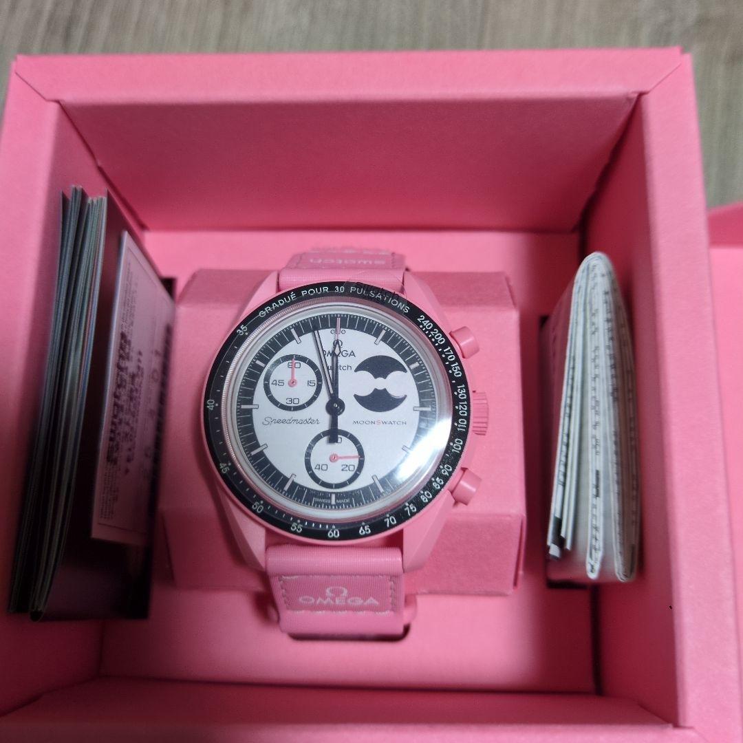 スウォッチオメガ　 Mission to the Pink Moonphase