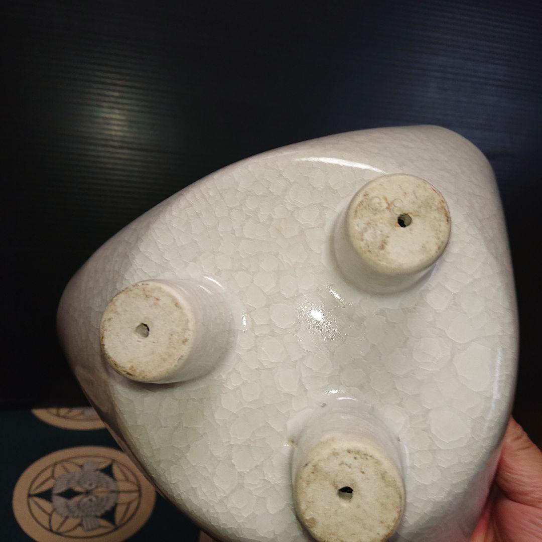 白磁花器、アンティーク古美術