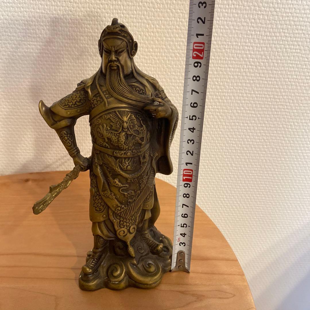【開運】関羽　置物　三国志　関聖帝君