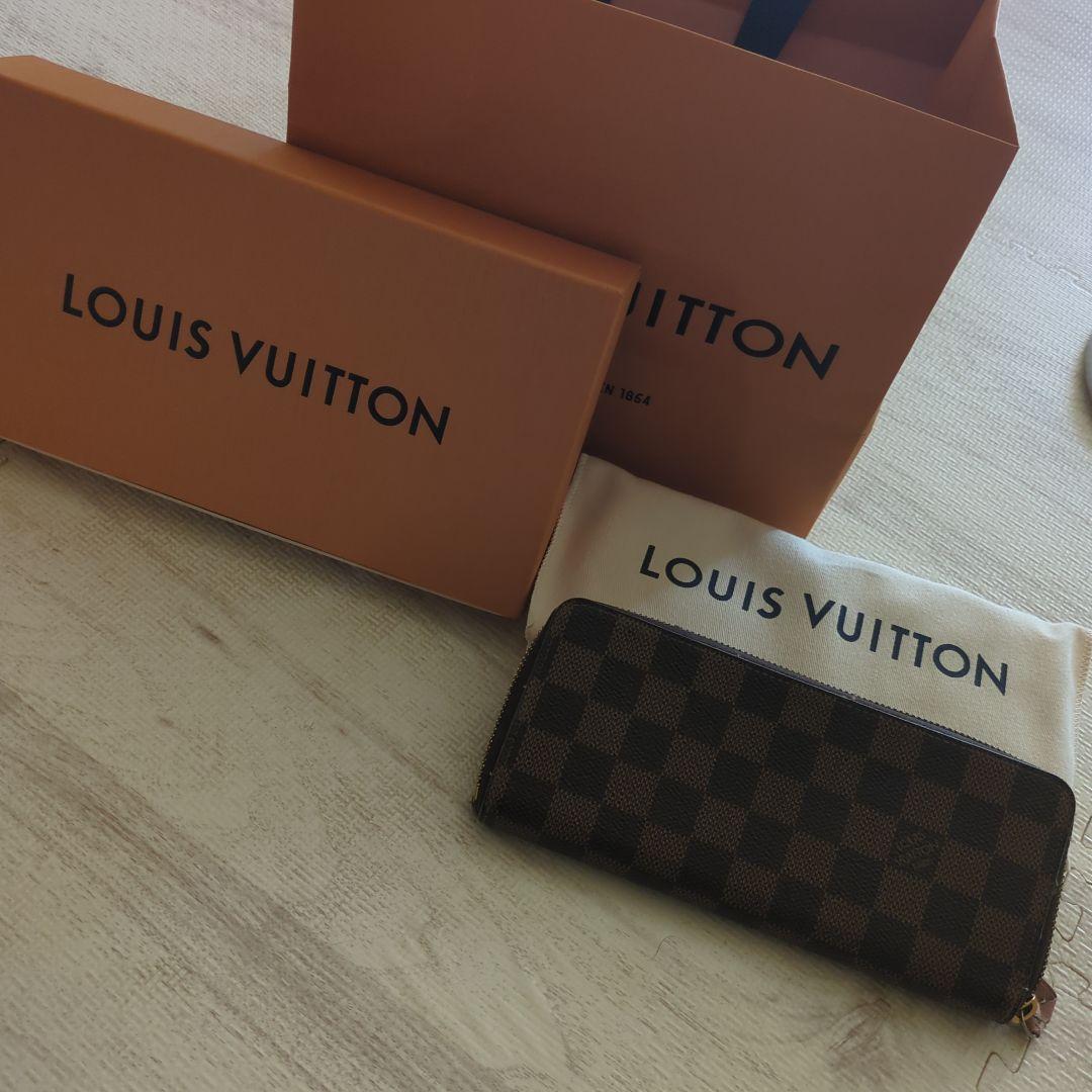 ルイヴィトン ポルトフォイユ クレマンス ダミエエベヌ ローズバレリーヌ 長財布