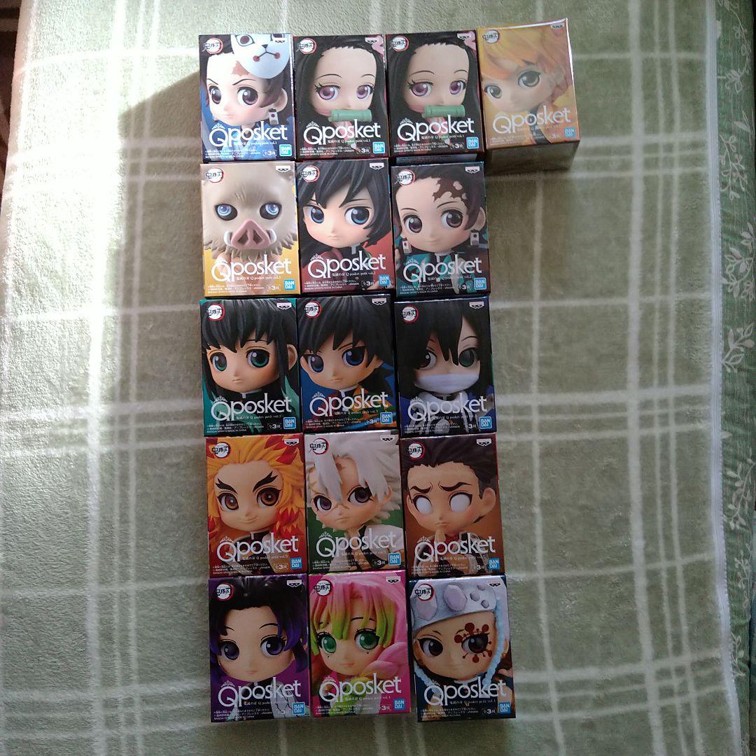 鬼滅の刃 Qposket vol.1.2.3.4.5 コンプ 柱 16個