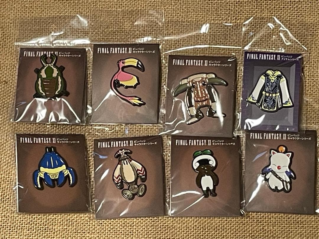FINALFANTASY XI ヴァナ・ディールの秘蔵展 ピンバッジセット