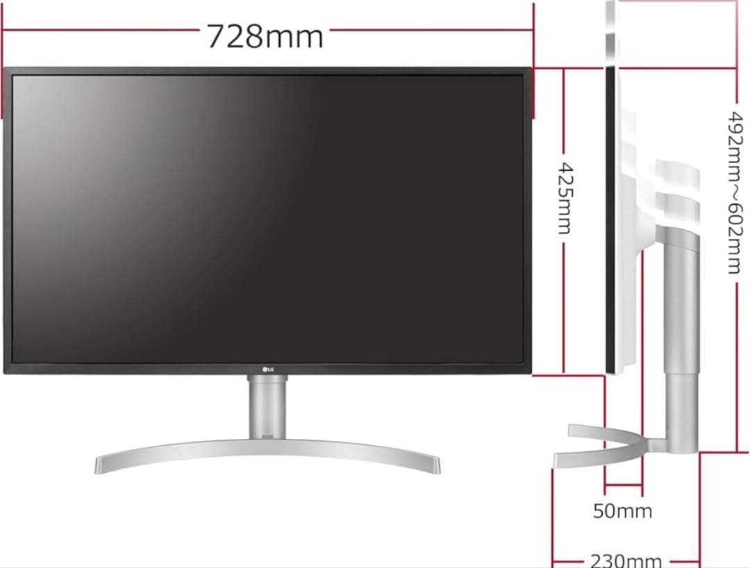 LG モニター ディスプレイ 32UL750-W 31.5インチ　中古品