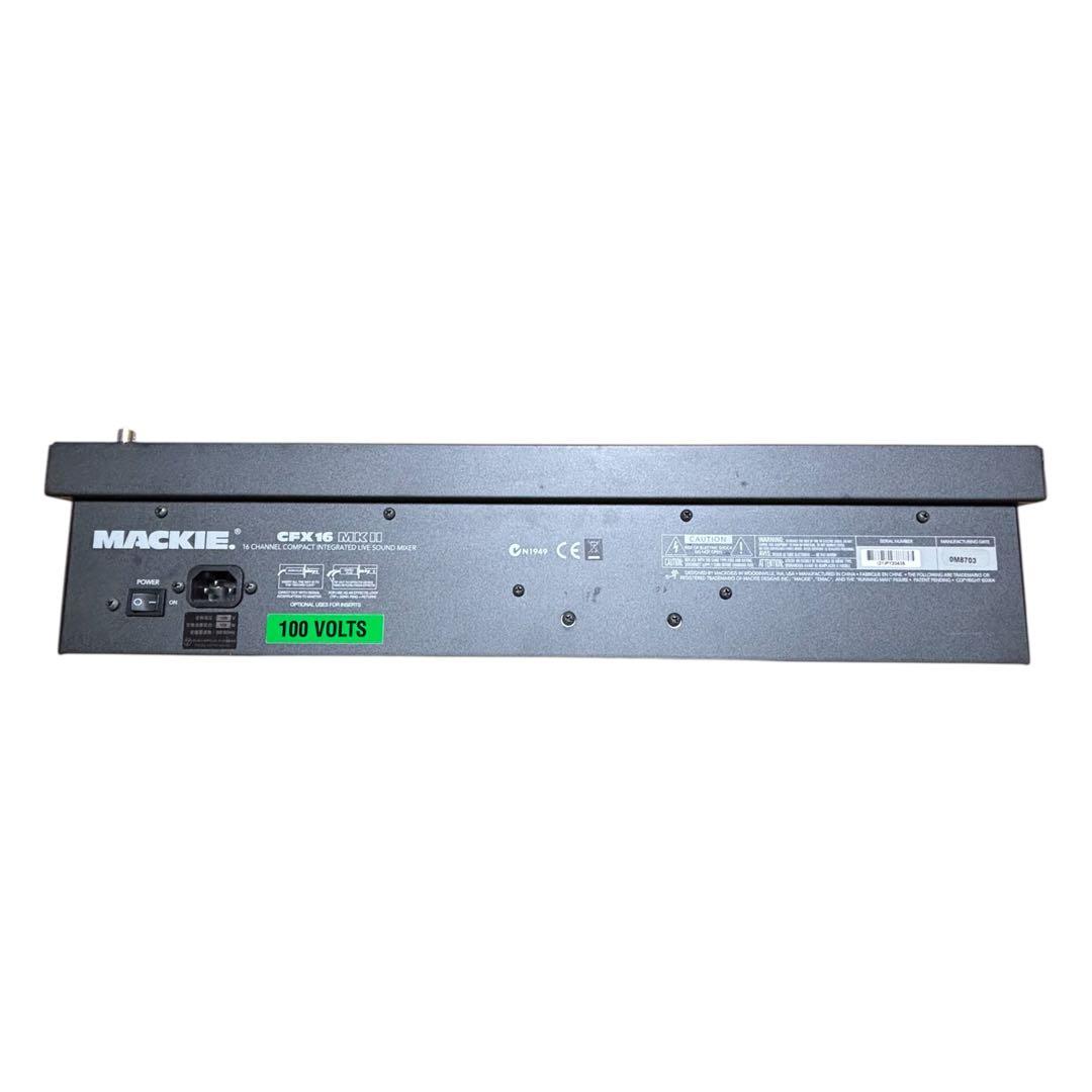 【美品】Mackie CFX16 Mk2 アナログミキサー 純正ソフトケース付き