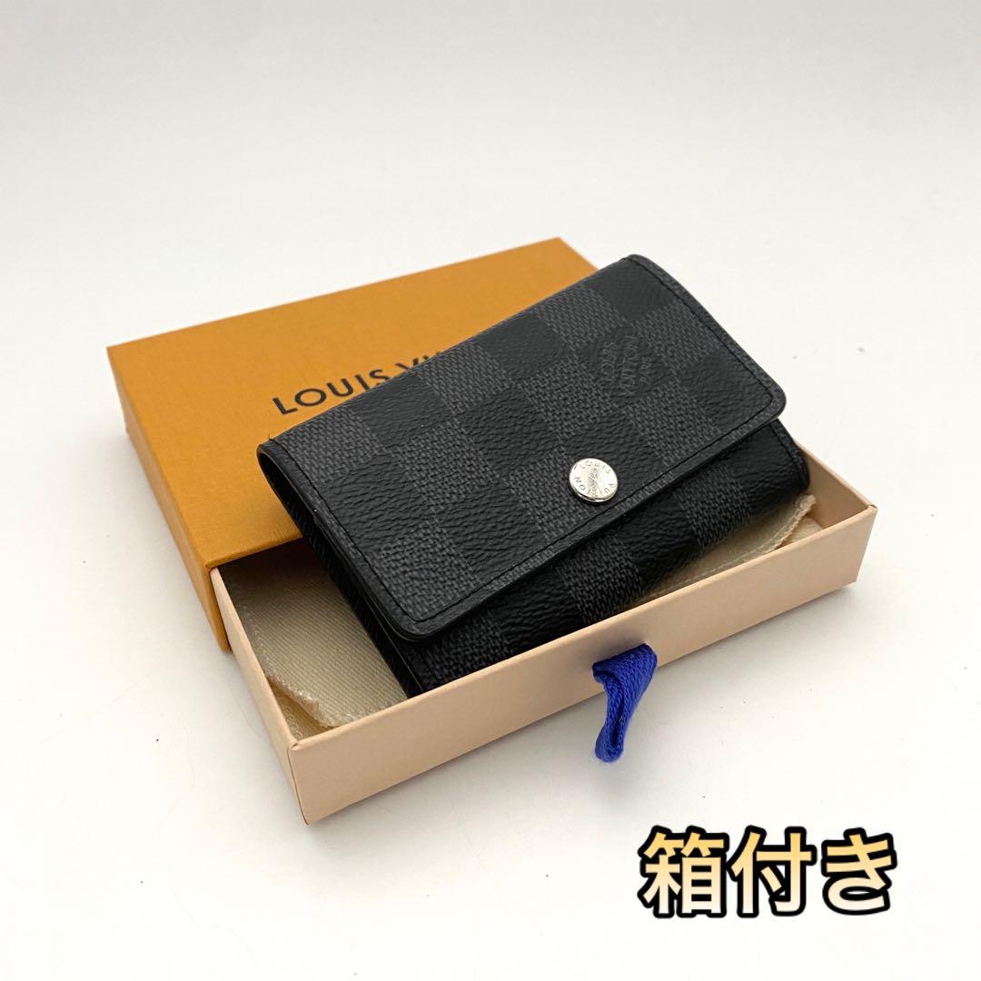 使用わずか　ルイヴィトン　ダミエグラフィット　キーケース　6連　現行モデル