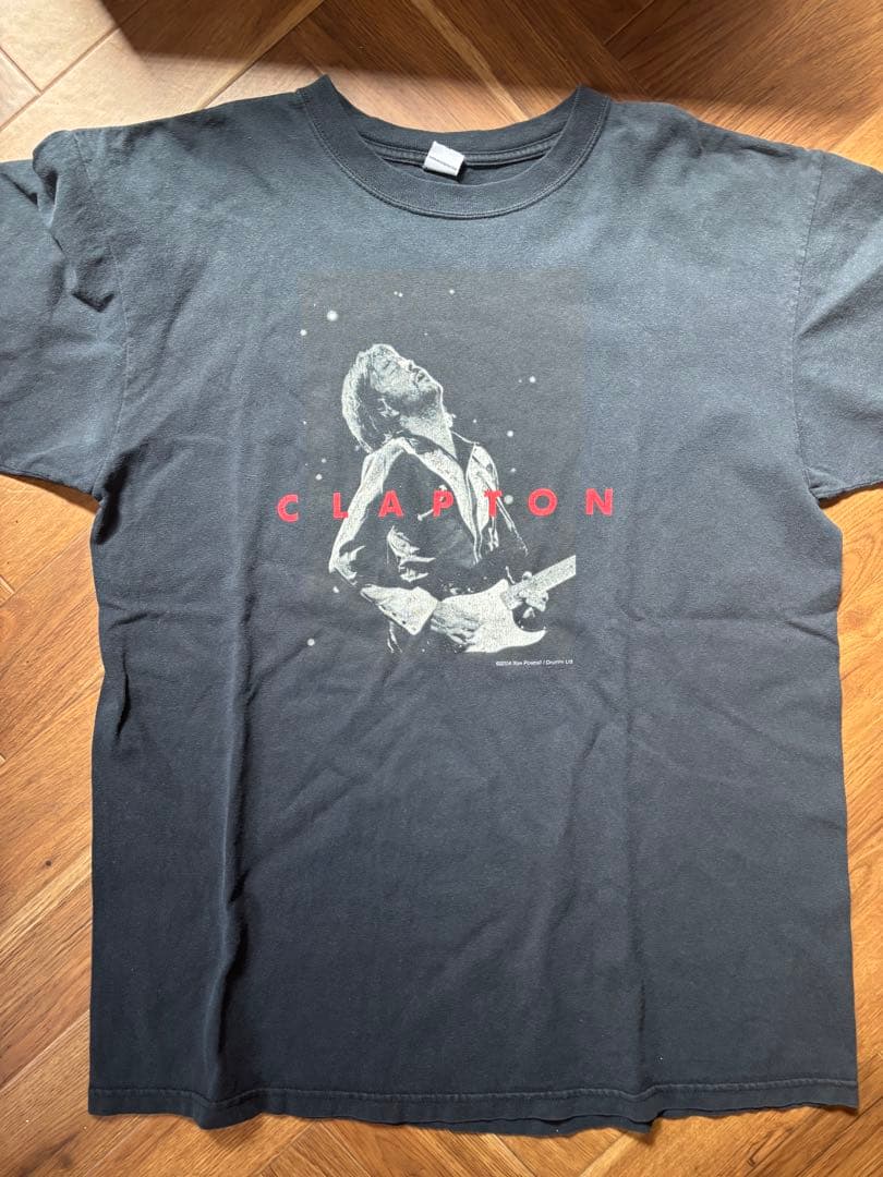 エリッククラプトン　バンドTシャツ フェードTシャツ　2000年代ツアーT