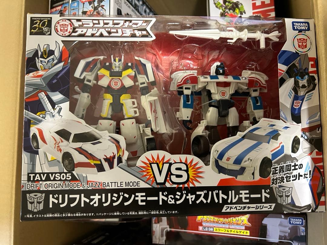 トランスフォーマーアドベンチャー ドリフトオリジンモード＆ジャズバトルモード