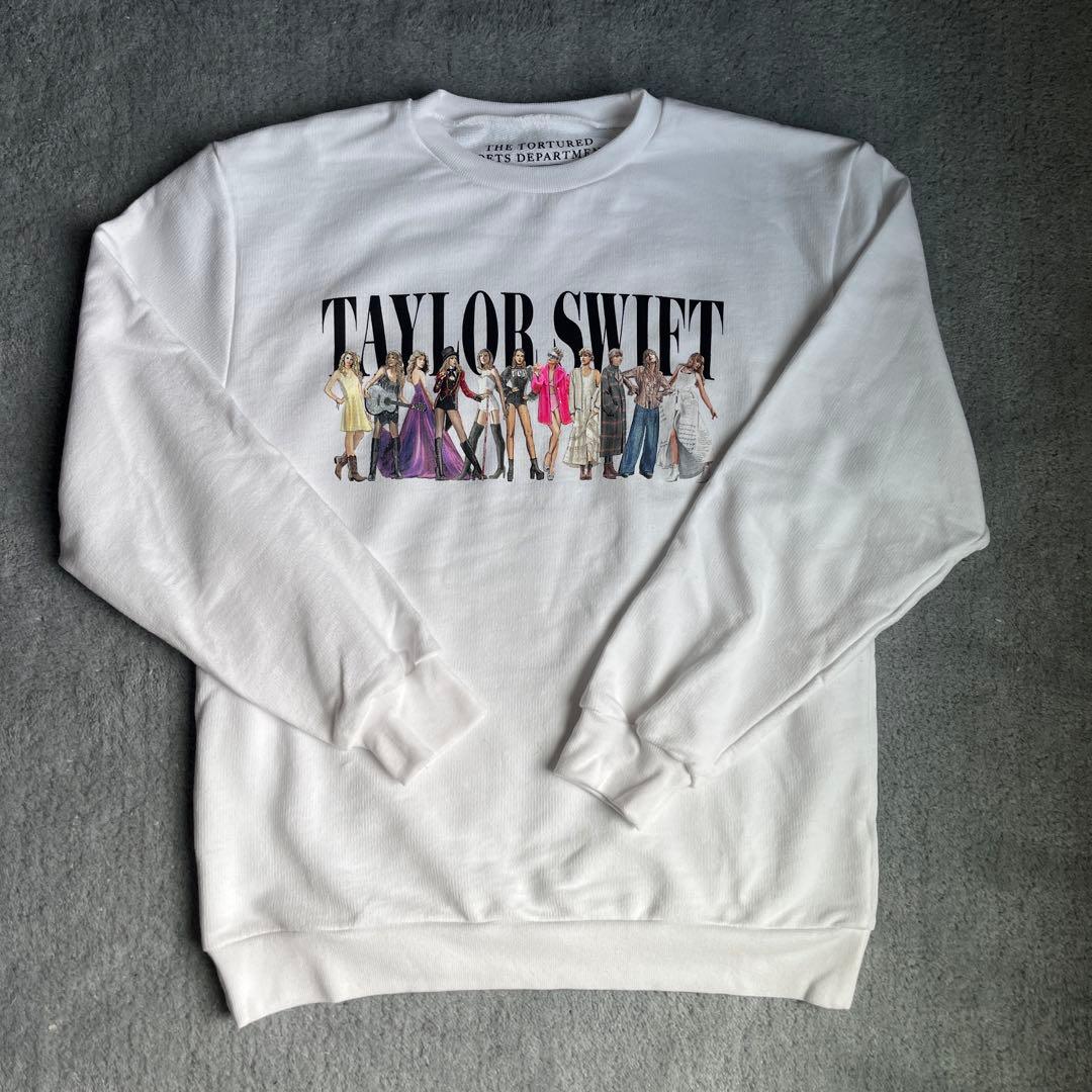 ミュージシャン Taylor Swift TTPD Eras White Crewneck
