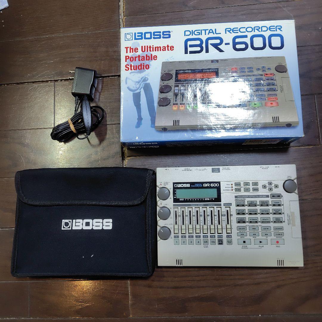 BOSS BR-600 マルチトラック レコーダー 箱、電源ケーブル、コード付