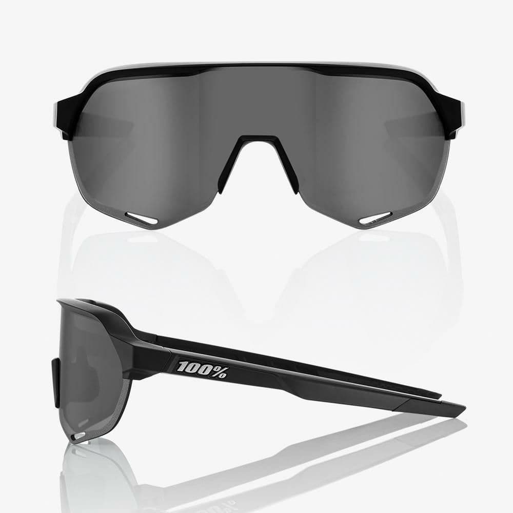 100% S2 ブラック スモークレンズ ワンハンドレッド サングラス