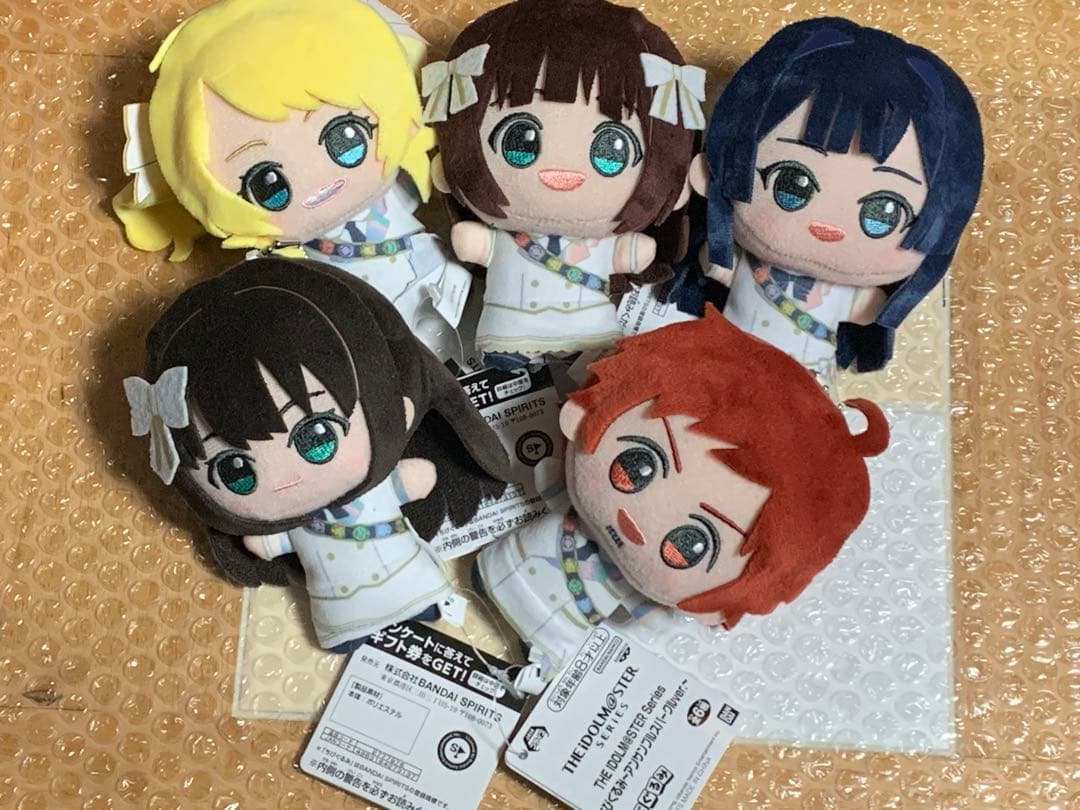 ナムコ限定　アイドルマスター　 ちびぐるみ　アンサンブルスパークル　5体