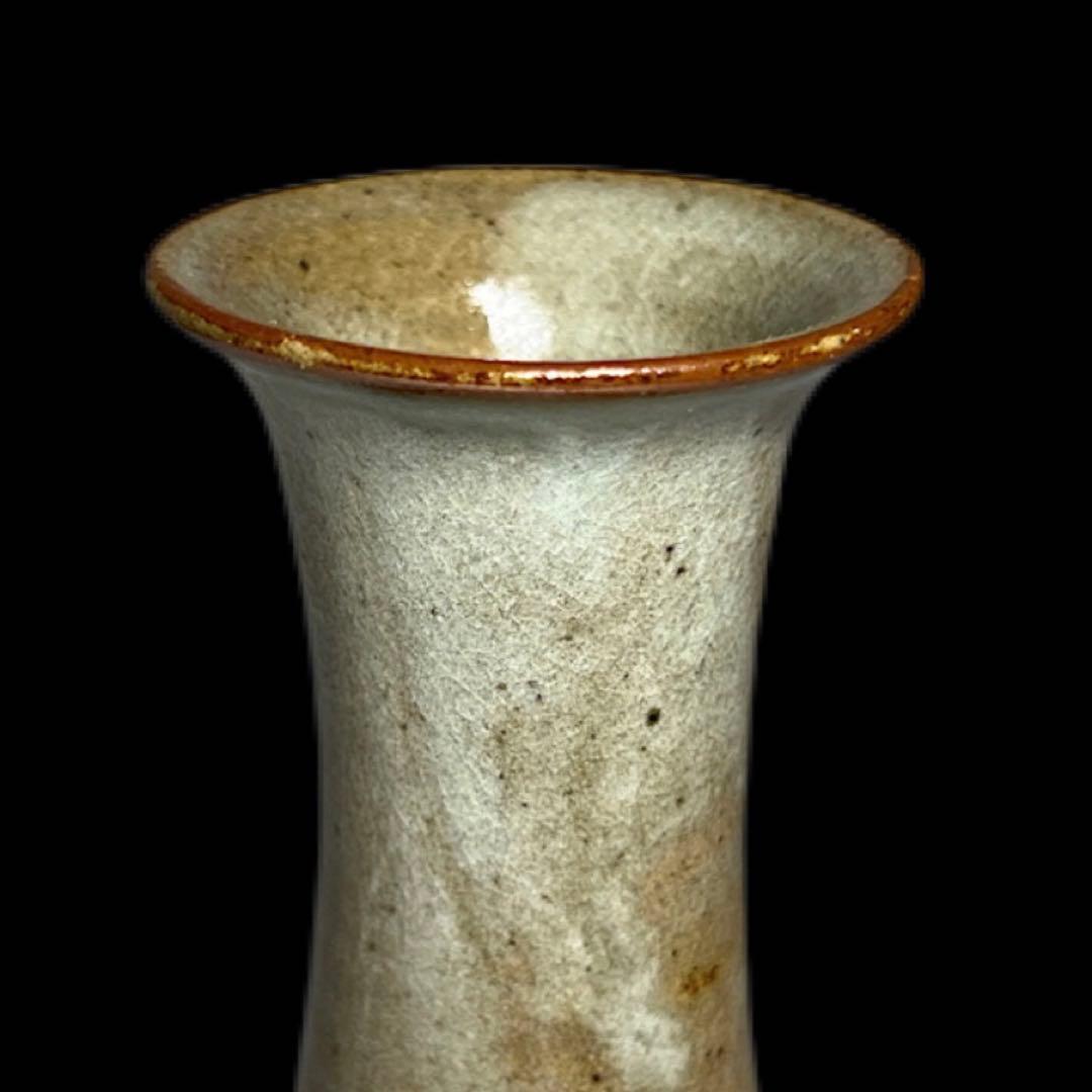 九谷焼 外志作 象嵌壺 共箱付 大型21cm