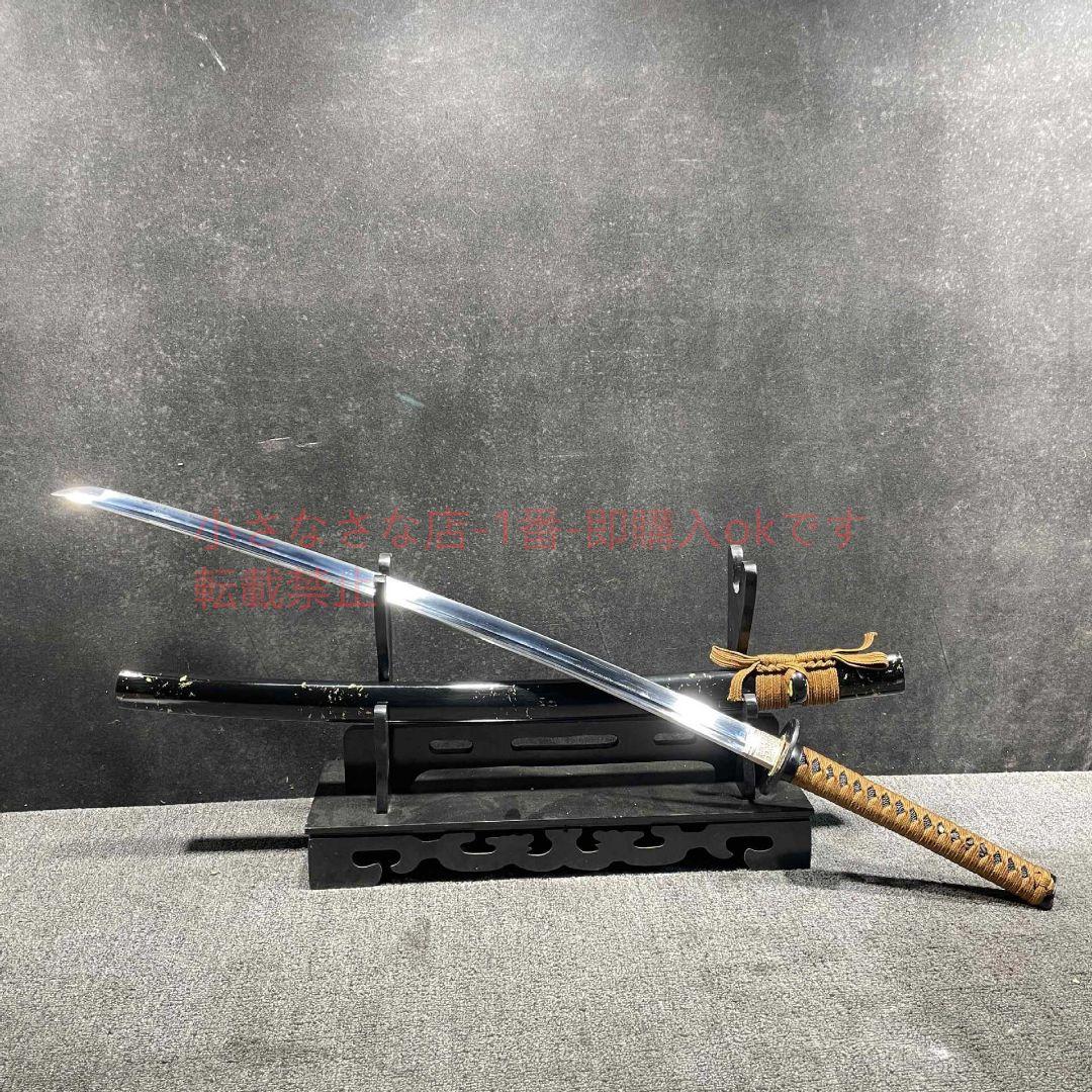 侍刀-耀金墨染 古兵器 武具 刀装具 日本刀 模造刀 居合刀