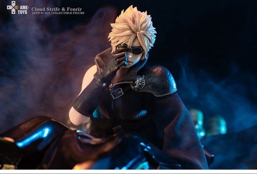 1/6　クラウド＆フェンリル　アクションフィギュア　ファイナルファンタジー