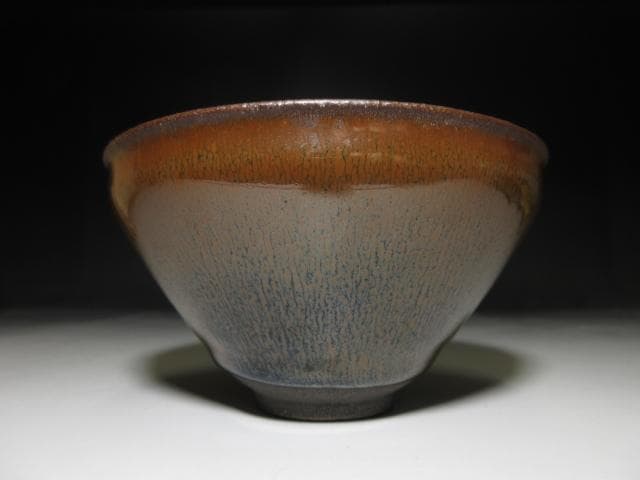 建盞 禾目天目茶碗｜観山元隆極め箱付・北宋様式・中国古美術