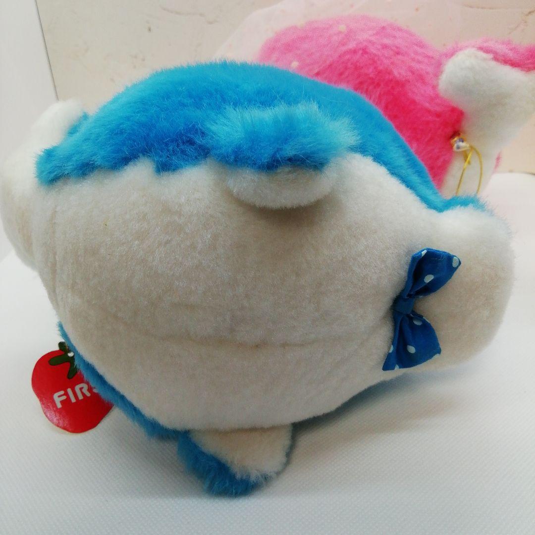 イルカのウエディングぬいぐるみタグ付き　水族館で購入　昭和当時品