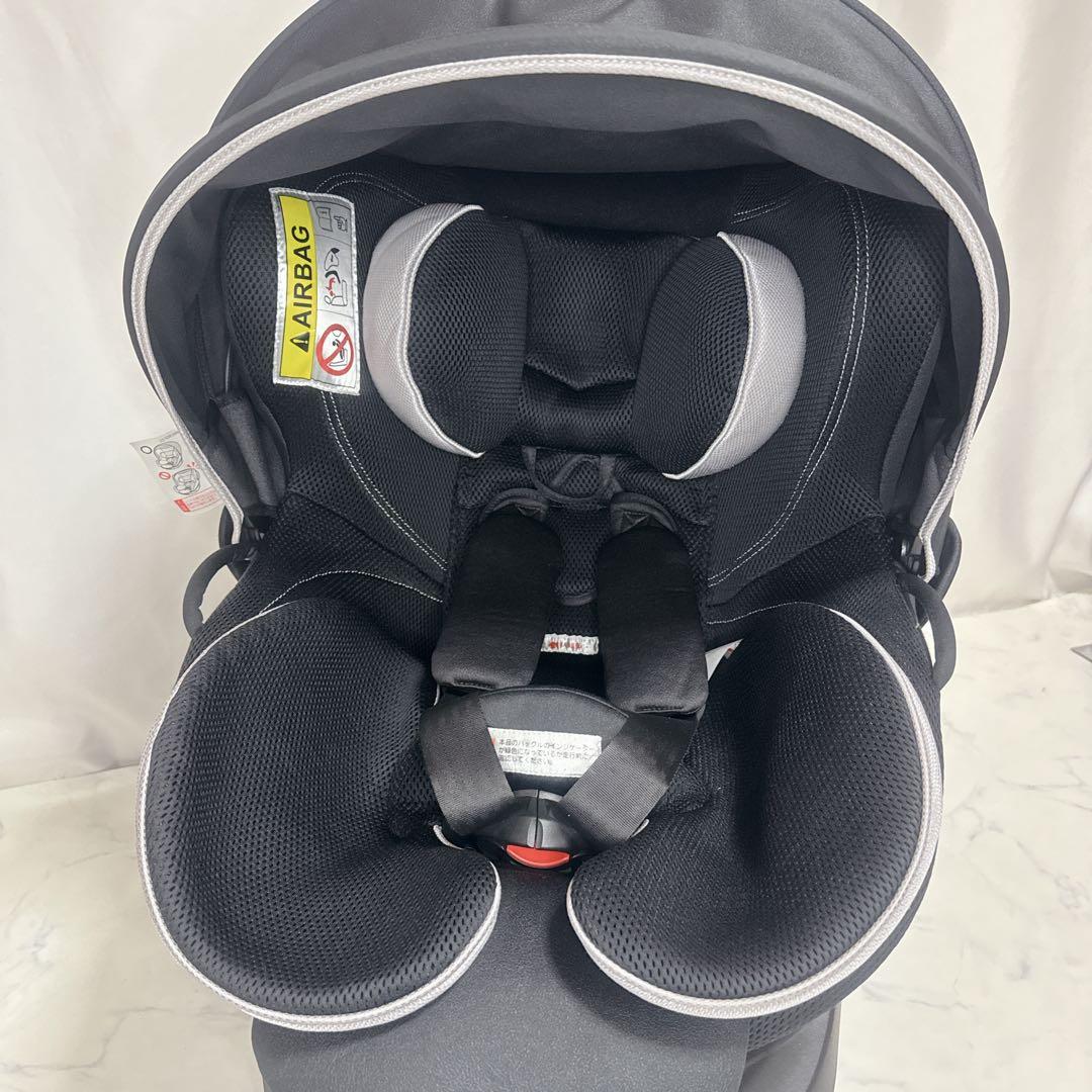 エールべべ クルット 4i グランス ISOFIX チャイルドシート 回転式 黒