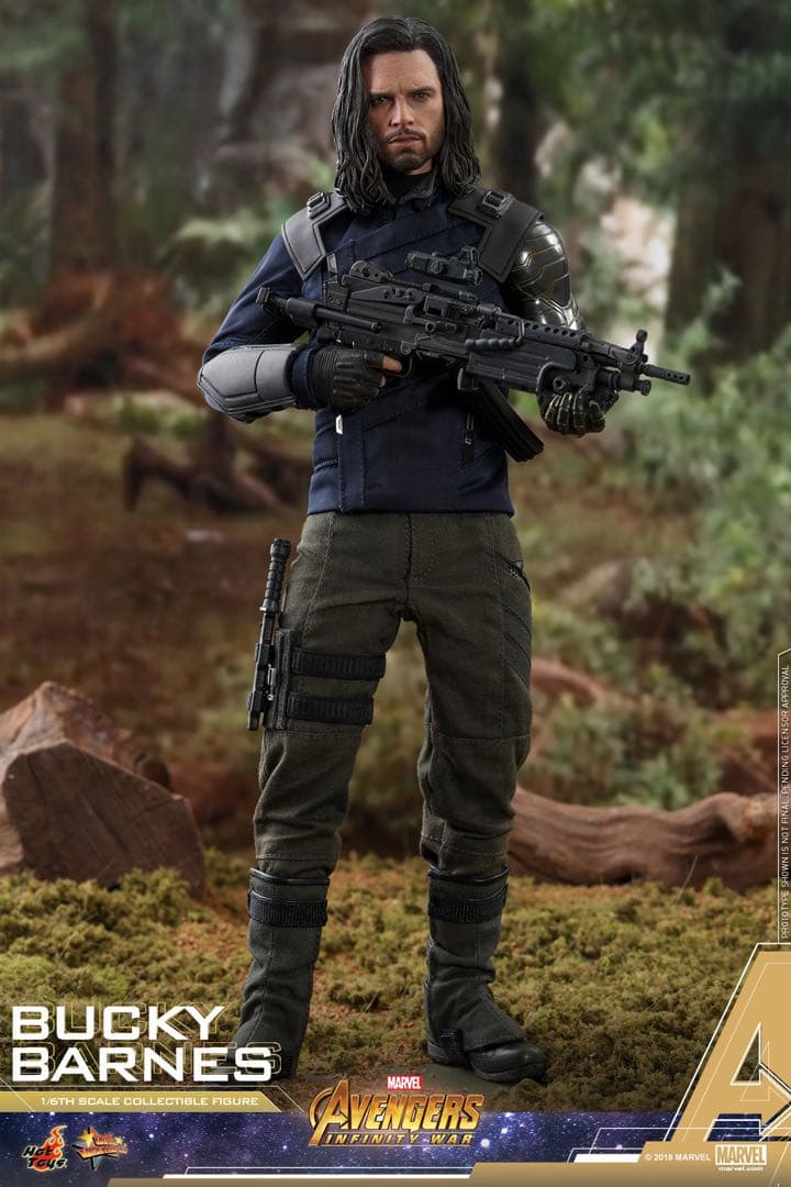 【バッキー・バーンズ】ホットトイズ 1/6スケール可動式フィギュア