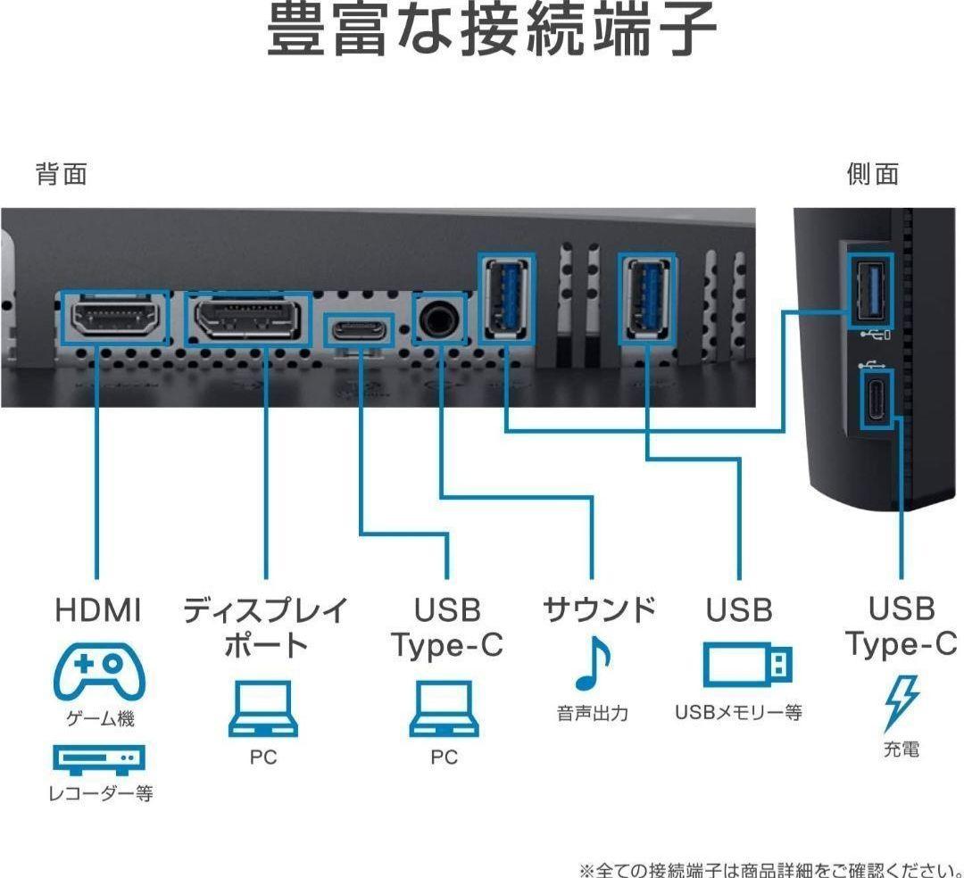 美品 Dell U2720QM 4K対応液晶ディスプレイ