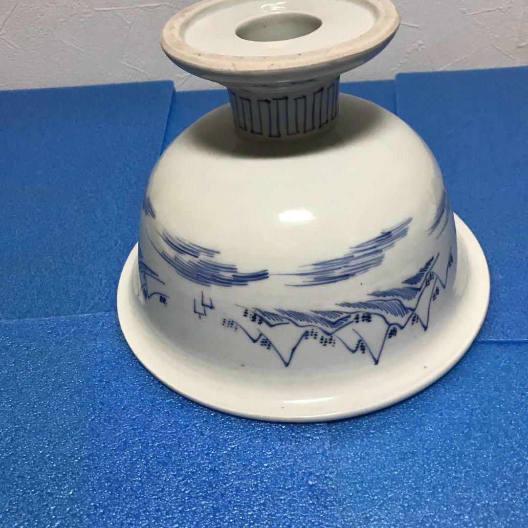 洗盃染付