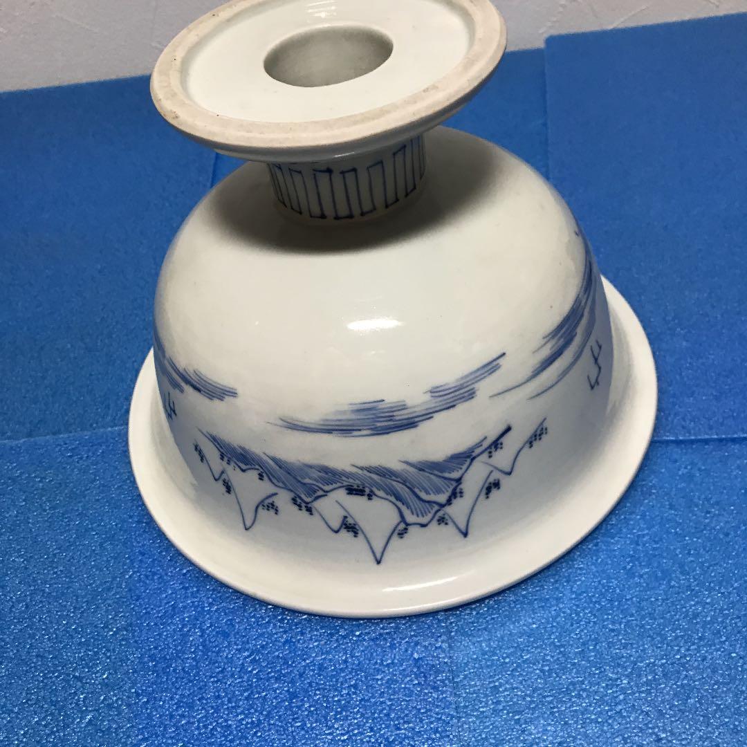 洗盃染付
