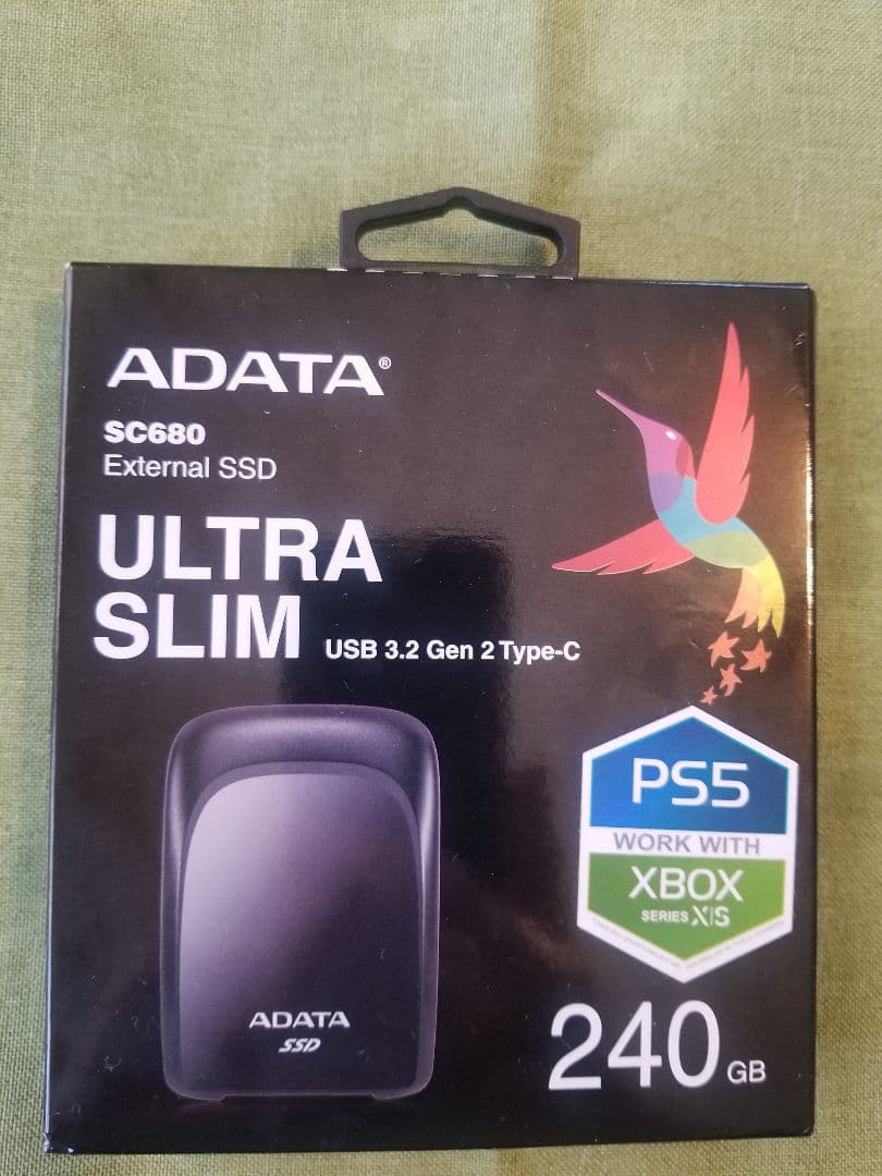 ADATA SC680 240GB 外付けSSD