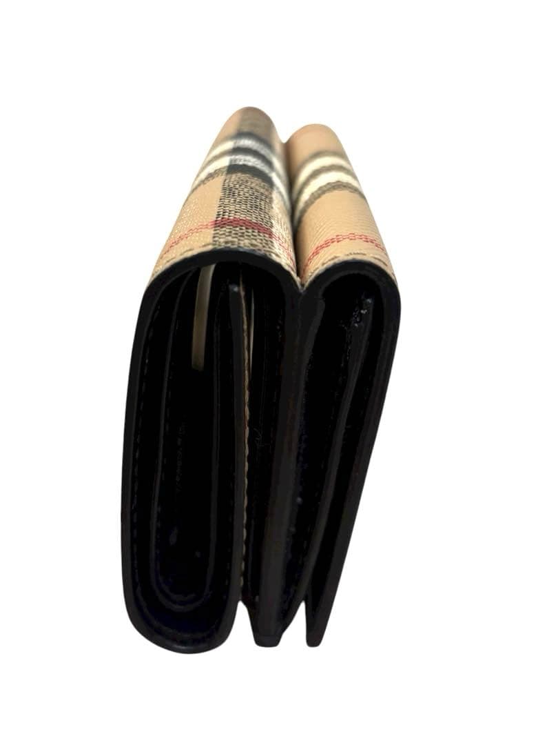 極美品　BURBERRY（バーバリー）三つ折り財布 ミニウォレット　ノバチェック