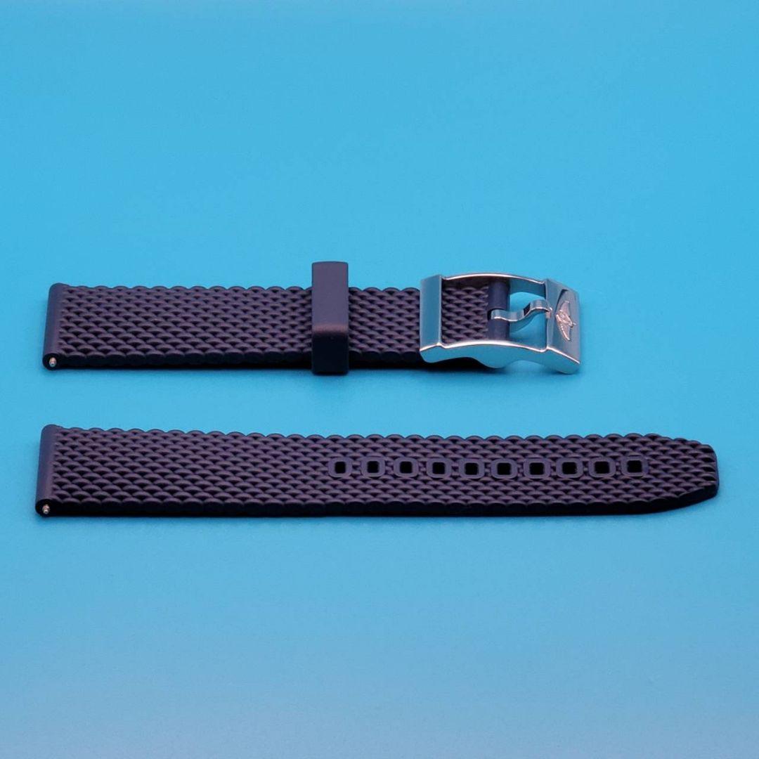 BREITLING用品⑨【中古】純正 ラバーベルト 取付幅22㎜ 尾錠幅20㎜
