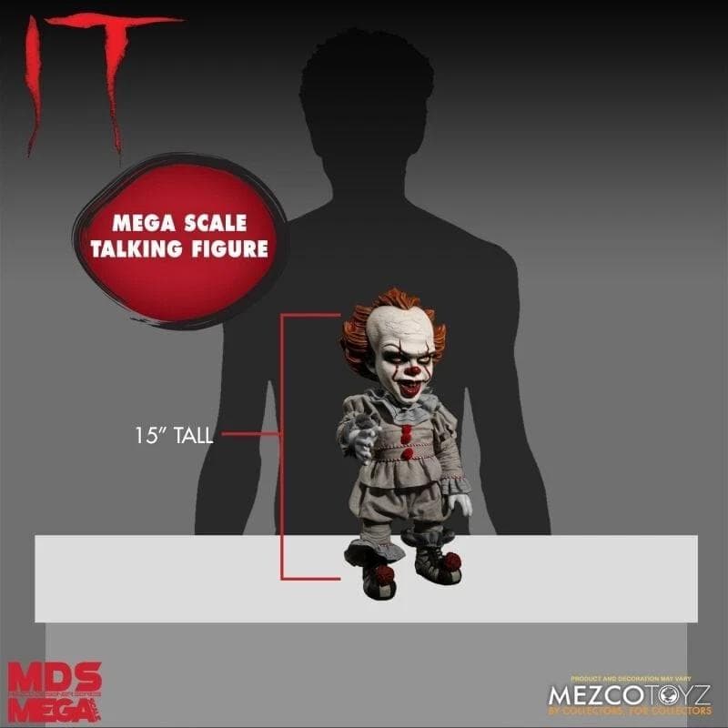 IT ペニーワイズ トーキングフィギュア　MEZCO 15インチ