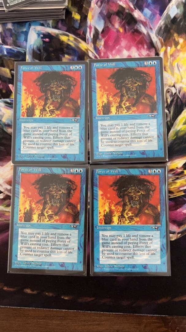 MTG force of will 意志の力 4枚セット