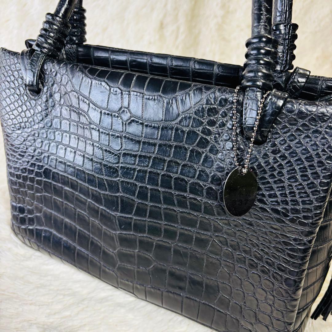 ＪＲＡ excelia クロコダイル バッグ civinile フリンジ ワニ