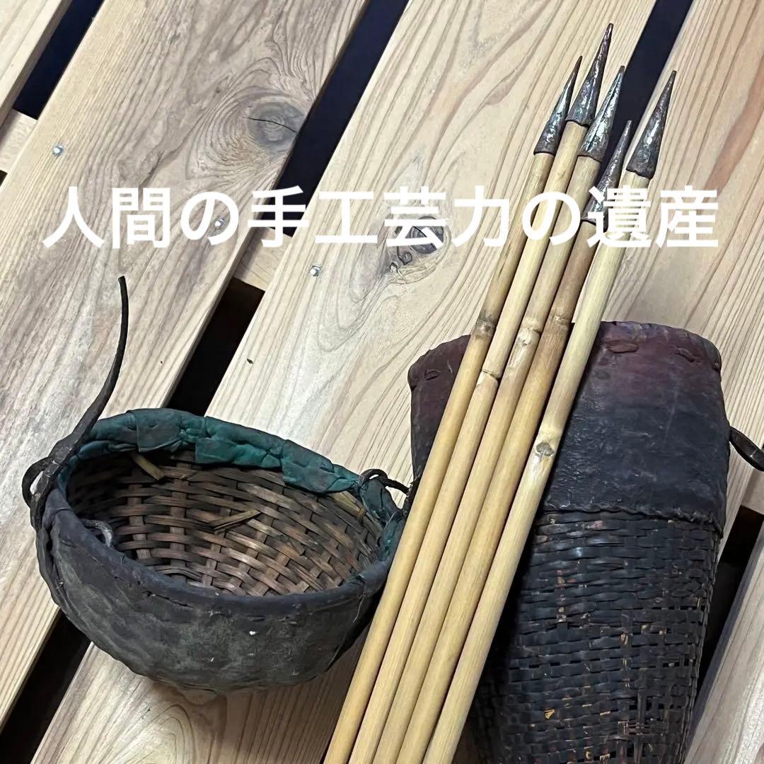 ブータン工芸の遺産的骨董矢筒　狩猟用/競技用