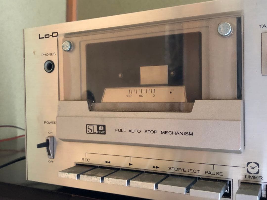 【HITACHI】Lo-D ステレオカセットデッキ D-460