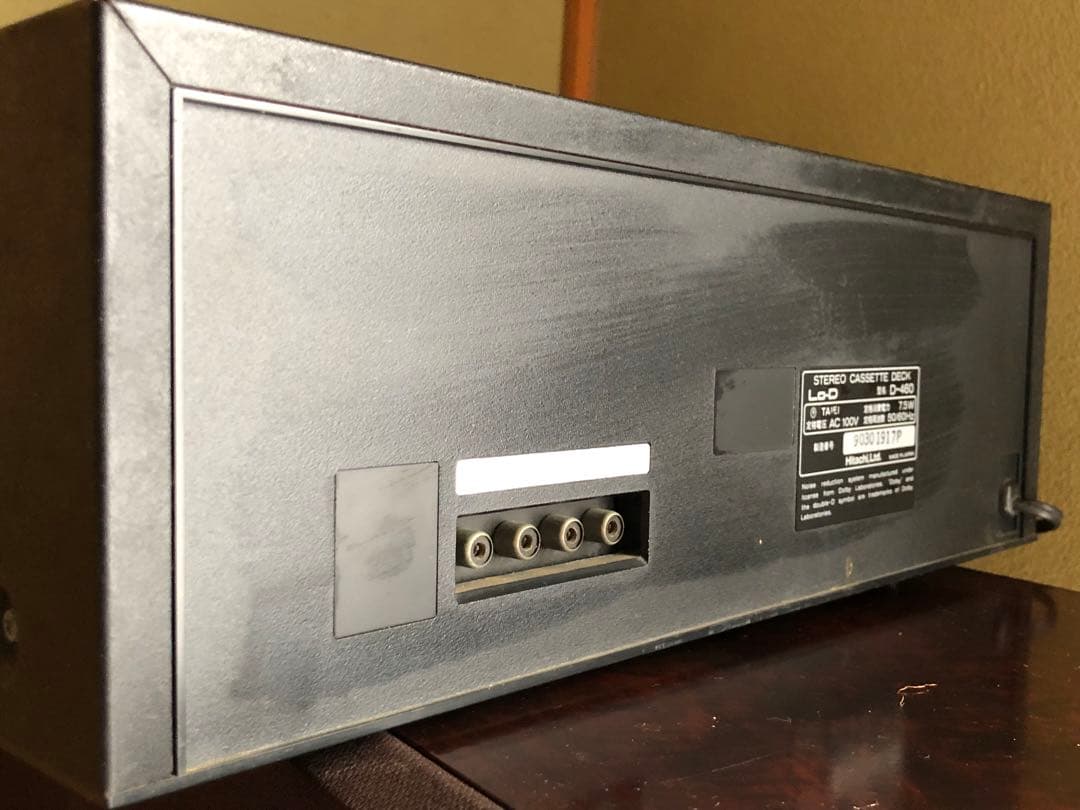 【HITACHI】Lo-D ステレオカセットデッキ D-460