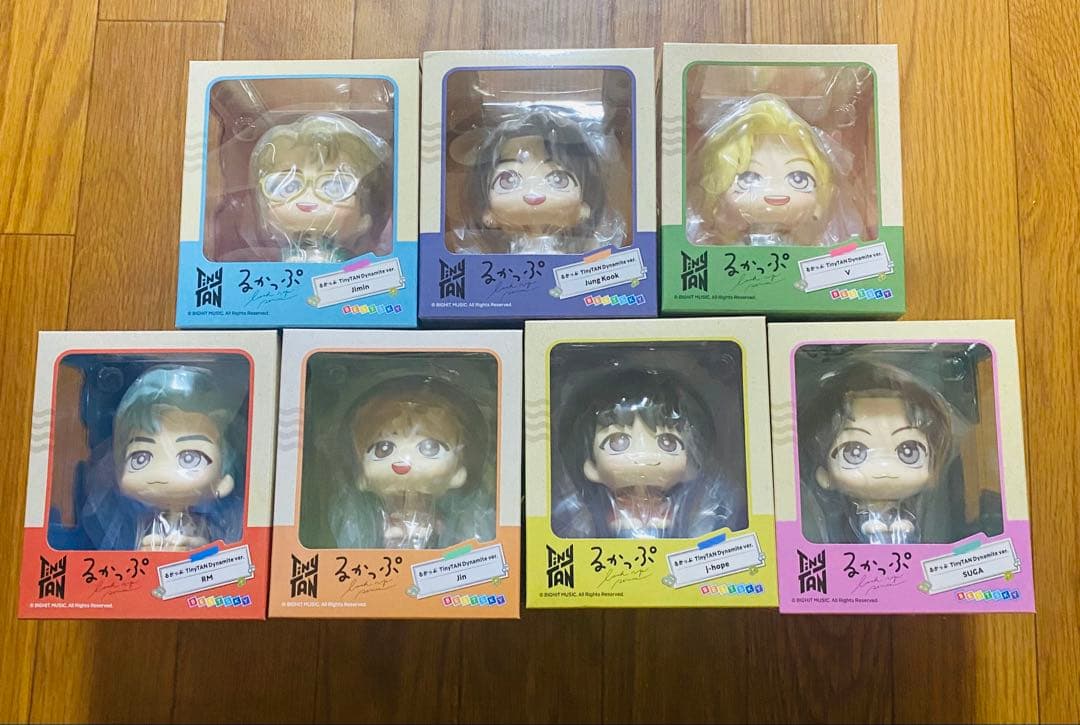 るかっぷ BTS TinyTAN Dynamite ver. 全7体セット