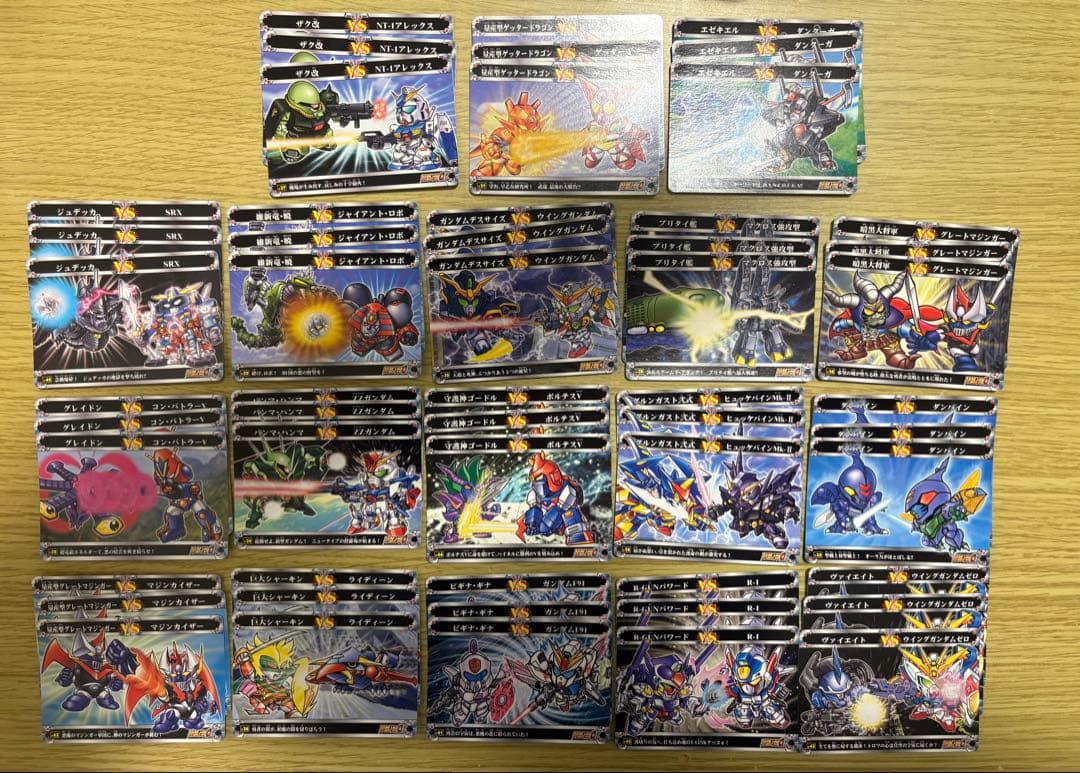 スーパーロボット大戦α カード　117枚