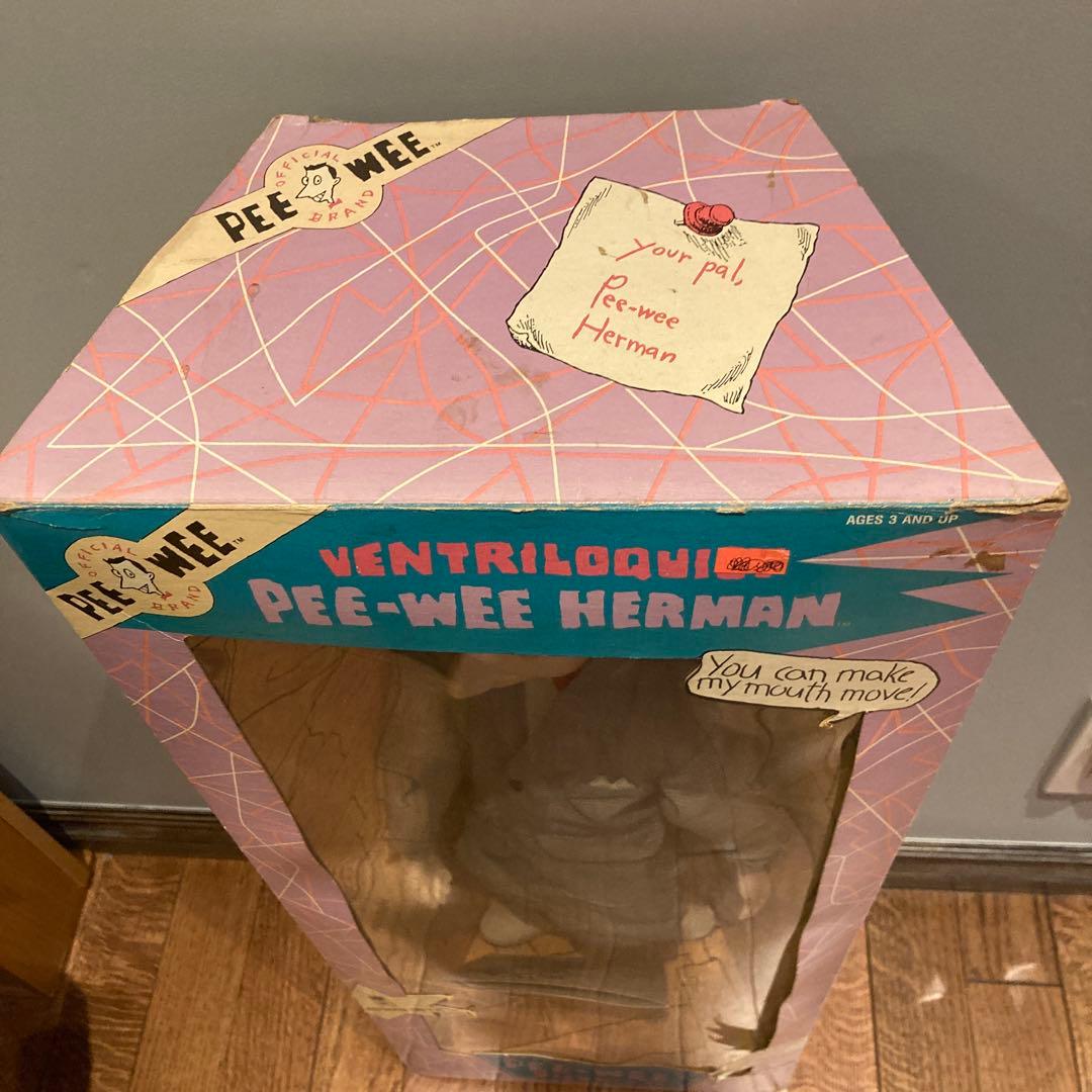 Rare! 80s PEE-WEE HERMAN MATCHBOX腹話術人形