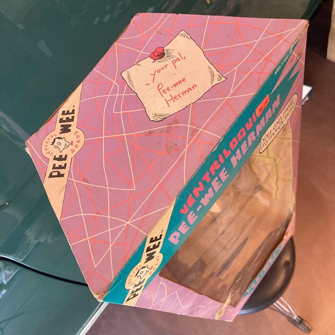 Rare! 80s PEE-WEE HERMAN MATCHBOX腹話術人形