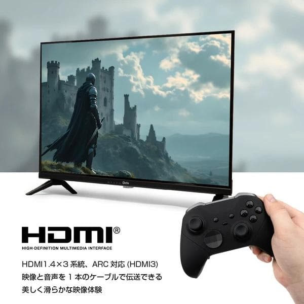 32V型ハイビジョンチューナーレススマートTV　OS搭載　スマートテレビ