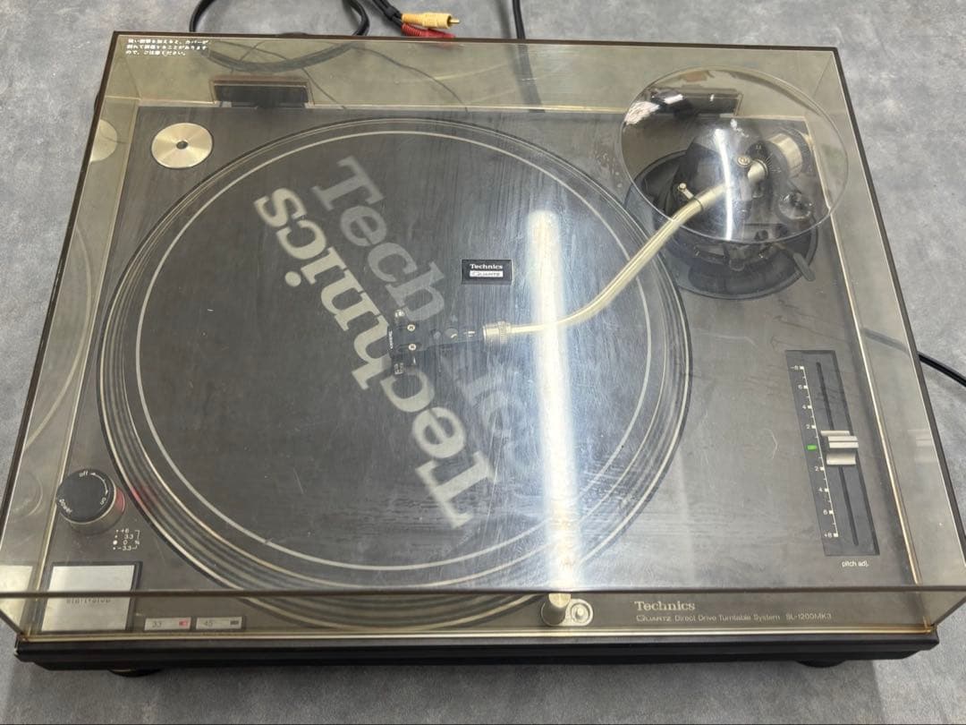 Technics SL-1200MK3 ターンテーブル M44G カートリッジ付