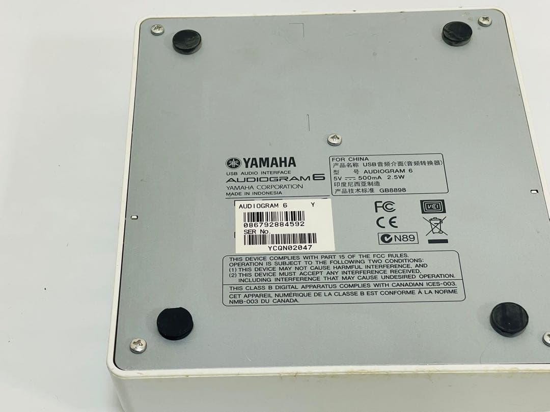 YAMAHA AUDIOGRAME6オーディオインターフェイス