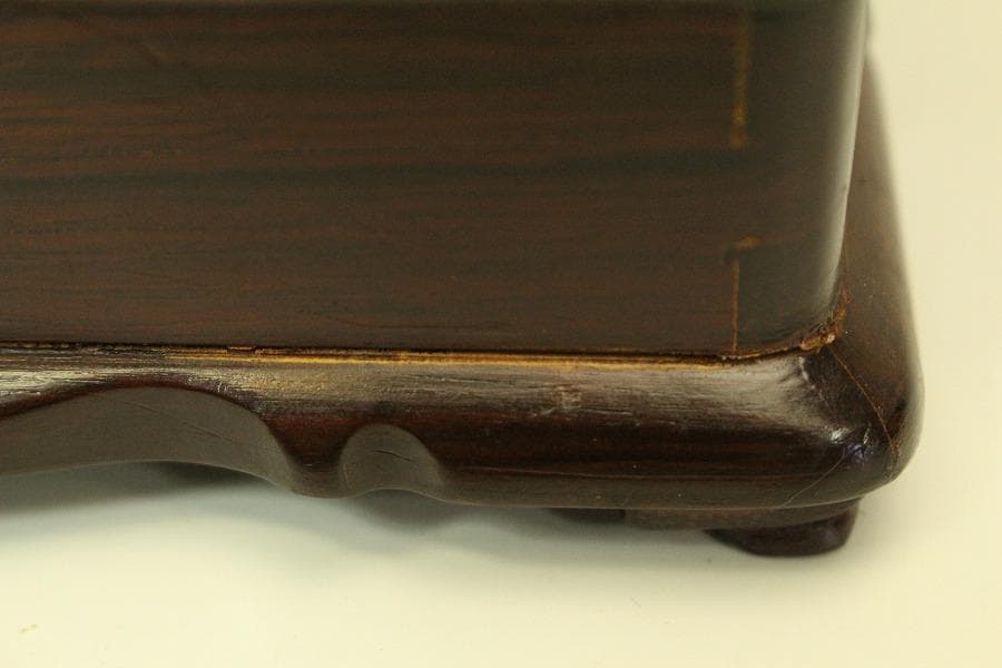 文房具 唐木 硯箱 二件(ZE403)