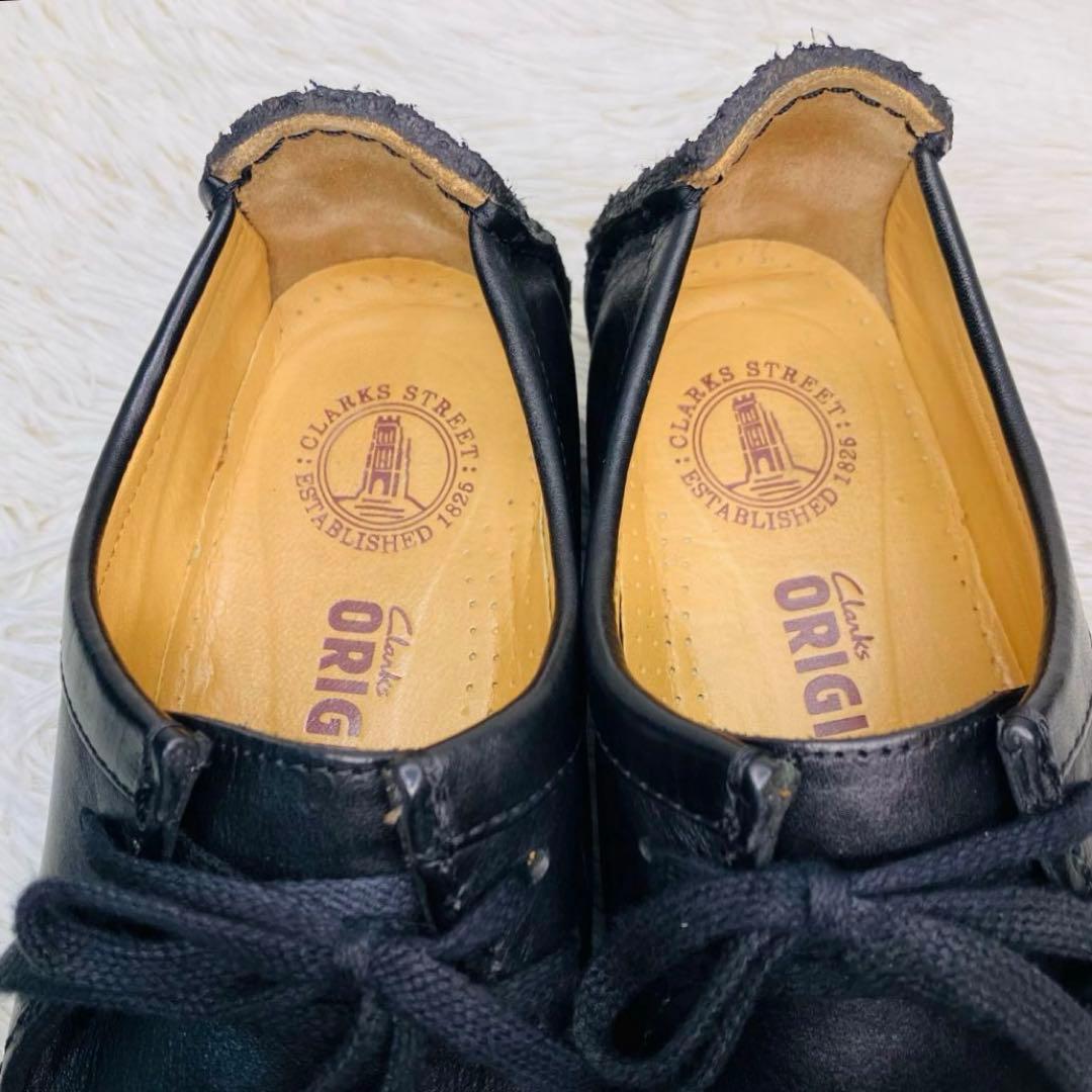 【極美品】Clarks 8.5クラークス ナタリー ブラック レザー 26.5