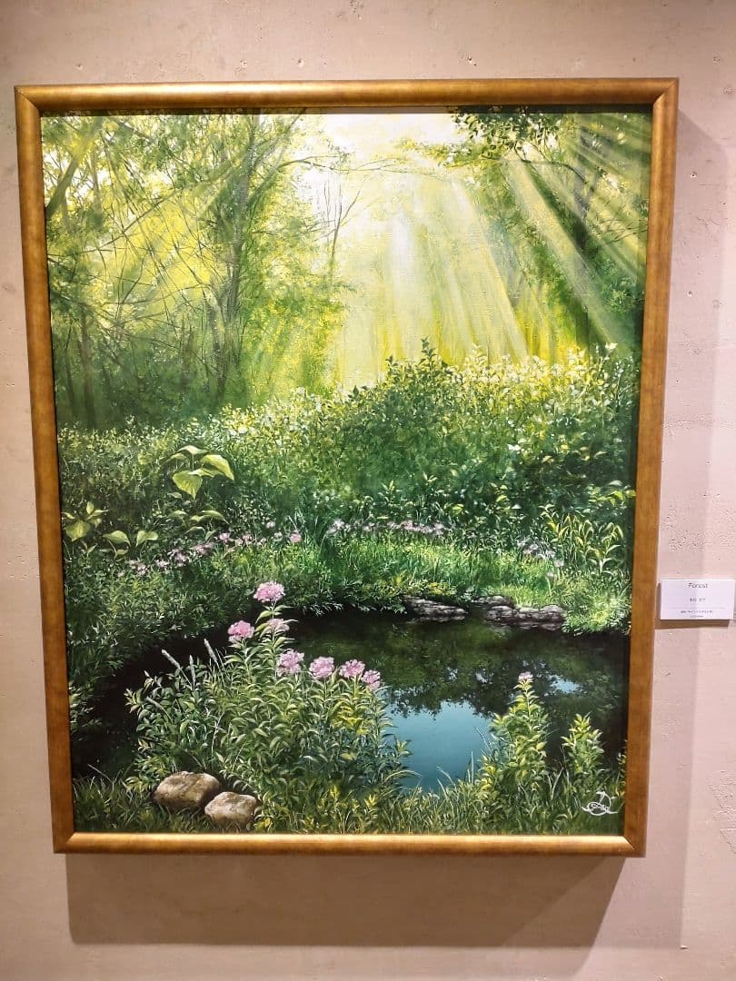 油絵【Fosest】1点物の原画/作者サイン入◆F30号キャンバス