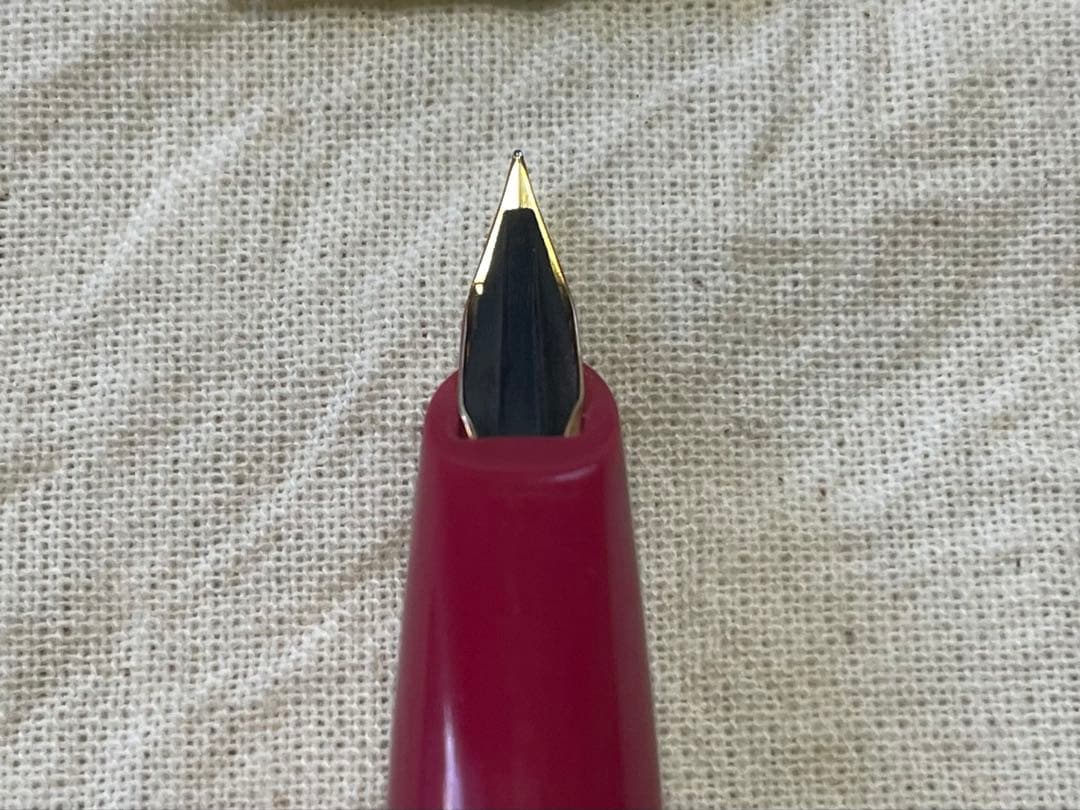 希少 PILOT パイロット Short ポケット万年筆 伸縮式 14K