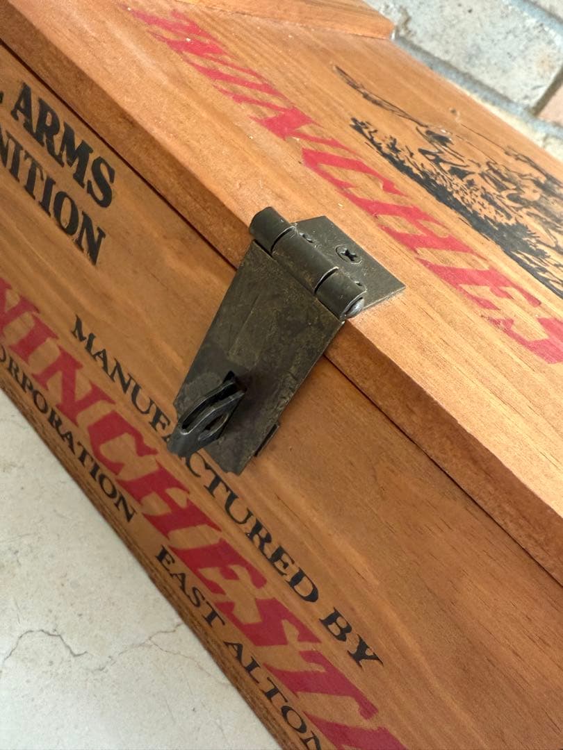 WINCHESTER ウィンチェスター 木製ボックス 弾薬ケース クレー射撃