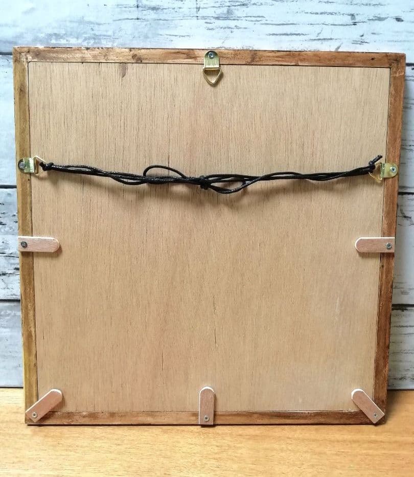 額縁ご確認ページ　アンティークwax（山吹色）よりそい猫　にゃんこアタック